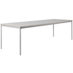 Muuto Base Tafel 250x90 Wit Laminaat, Multiplex Rand -Flinders 886x886 muuto base tafel 250x90 grijs 1