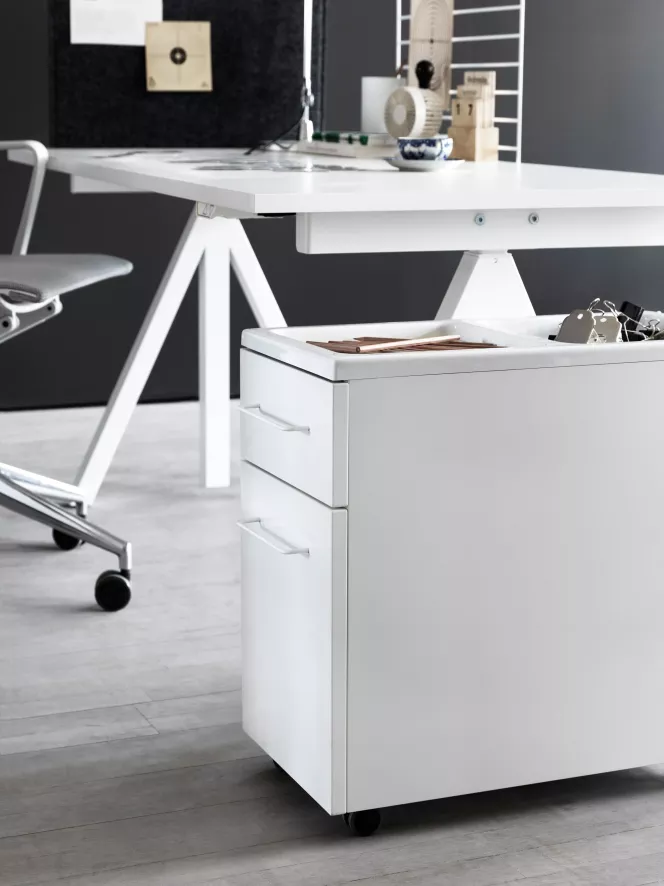 String Furniture Work Desk Bureau 140 Cm Wit 12 String Furniture Work Desk Bureau 140 Cm Wit - Afbeelding 10