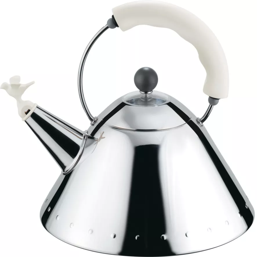 Alessi 9093 Fluitketel Wit 3 Alessi 9093 Fluitketel Wit