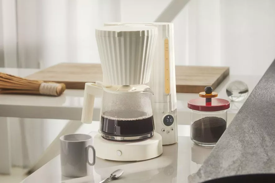 Alessi Plissé Koffiezetapparaat Zwart 6 Alessi Plissé Koffiezetapparaat Zwart - Afbeelding 4