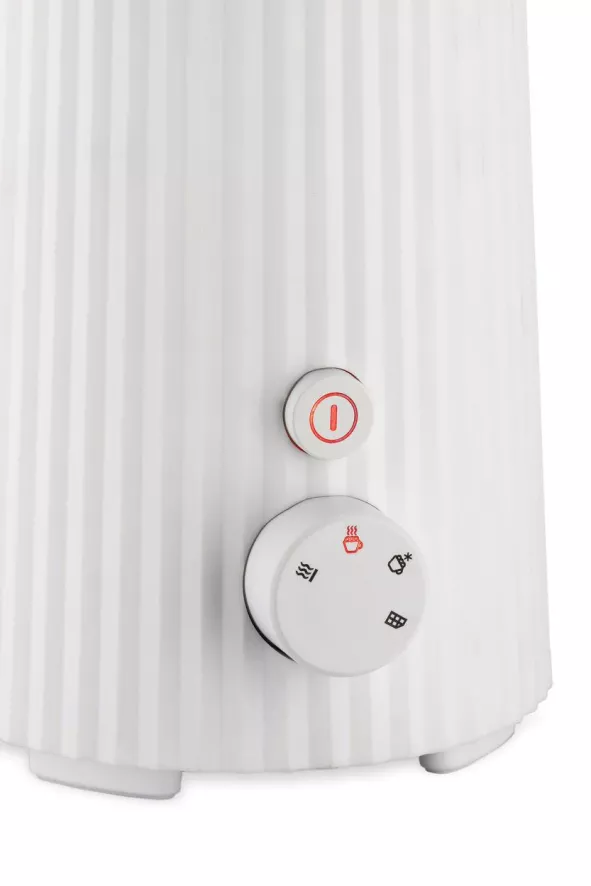 Alessi Plissé Melkopschuimer Rood 6 Alessi Plissé Melkopschuimer Rood - Afbeelding 4