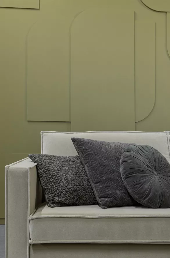 BePureHome Cherish Kussen 50x50 Khaki 8 BePureHome Cherish Kussen 50x50 Khaki - Afbeelding 6