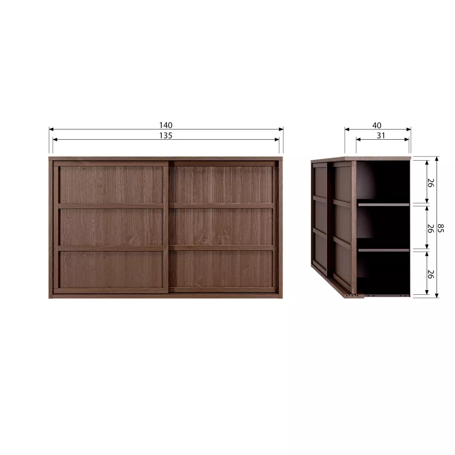 BePureHome Nomin Dressoir Ceder 7 BePureHome Nomin Dressoir Ceder - Afbeelding 5