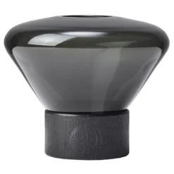 Brokis Muffins Theelicht Rookgrijs - Zwart Eiken