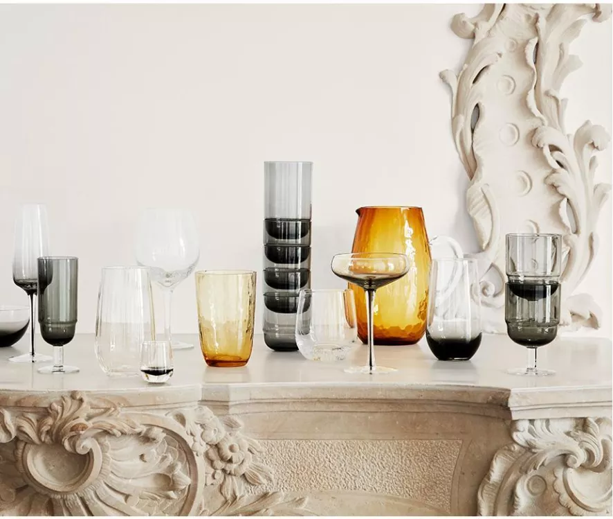 Broste Copenhagen Nordic Bistro Witte Wijnglazen Transparant 6 Broste Copenhagen Nordic Bistro Witte Wijnglazen Transparant - Afbeelding 4