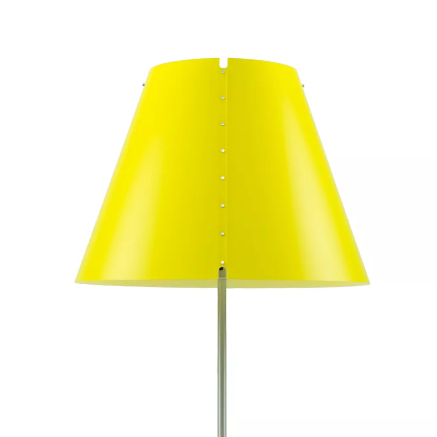 Luceplan Costanza Vloerlamp Telescopisch Met Schakelaar Aluminium/Mistic White 5 Luceplan Costanza Vloerlamp Telescopisch Met Schakelaar Aluminium/Mistic White - Afbeelding 3