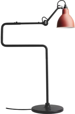 DCW éditions Lampe Gras N317 Bureaulamp Rood