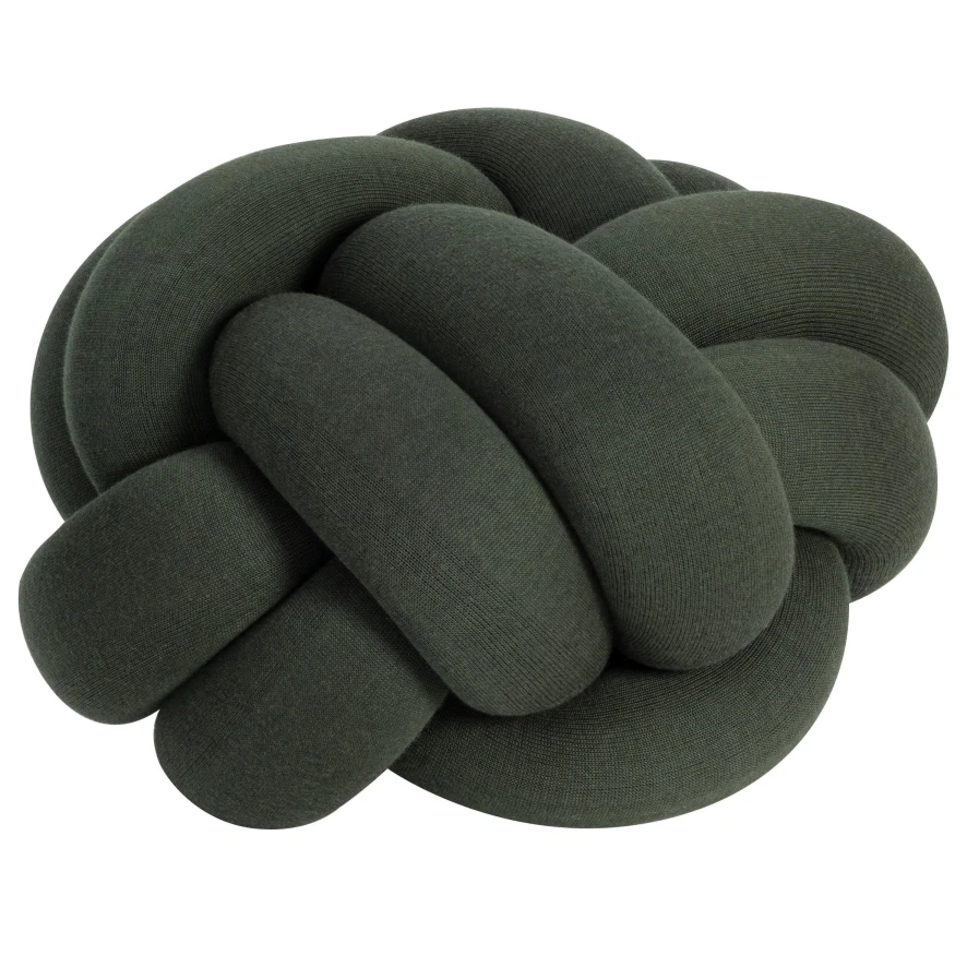 Design House Stockholm Knot Kussen 60x60 Forest Green 3 Design House Stockholm Knot Kussen 60x60 Forest Green
