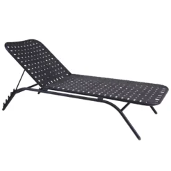 Emu Yard Sunbed Ligbed Black/grey