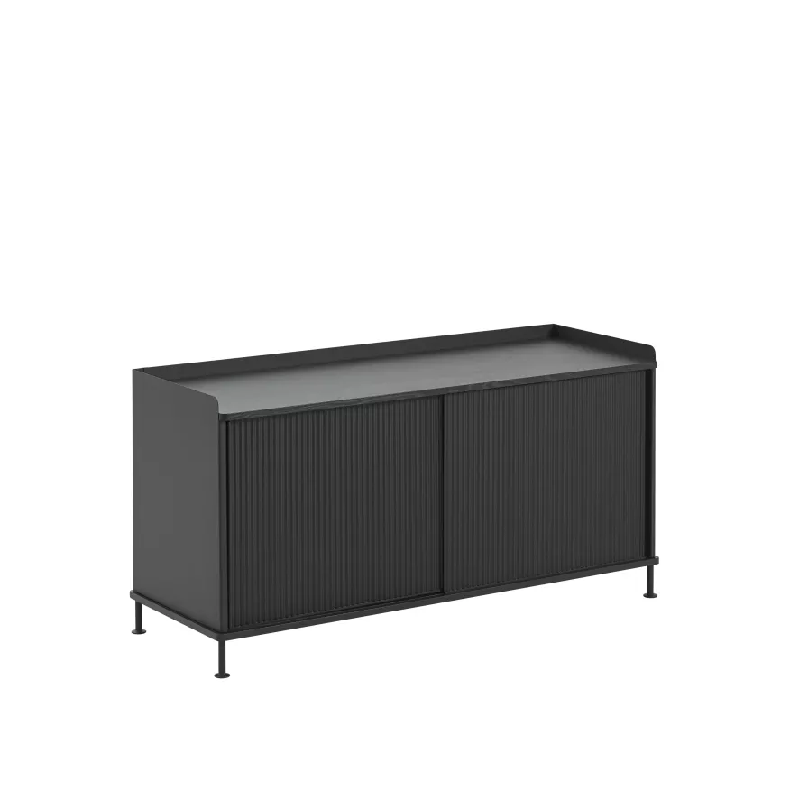 Muuto Enfold Low Dressoir Grijs/eiken 4 Muuto Enfold Low Dressoir Grijs/eiken - Afbeelding 2