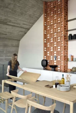 Ethnicraft Bok Eettafel Uitschuifbaar 180/280x100 Oak Black Vanished -Flinders x886x886 ethnicraft bok eettafel uitschuibaar 180 280x100 oak14.jpg.pagespeed.ic .yR jdwZmzL