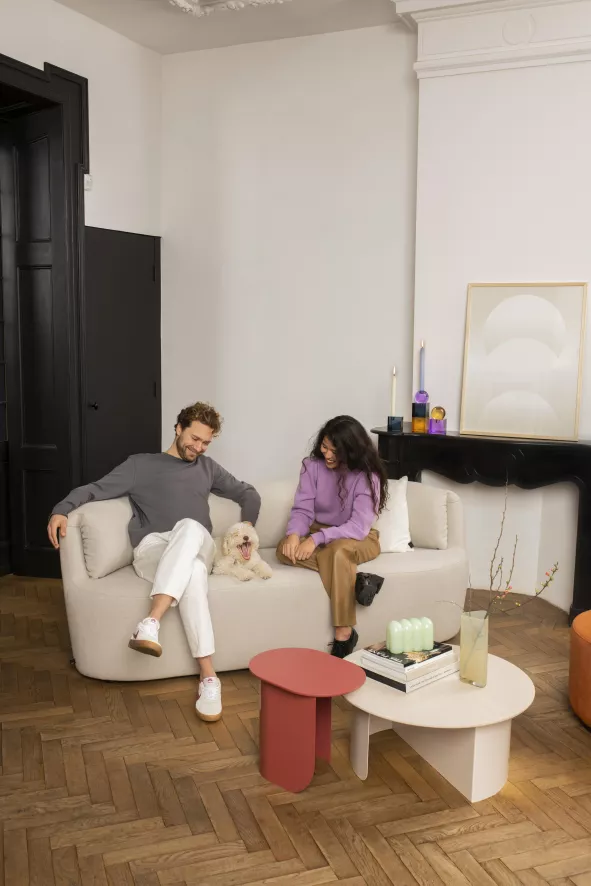 FÉST Huf Bank 2.5-zits Sydney 22 Beige 15 FÉST Huf Bank 2.5-zits Sydney 22 Beige - Afbeelding 13