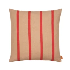 Ferm Living Grand Kussen 50x50 Camel/Red
