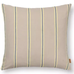 Ferm Living Grand Kussen 50x50 Oyster/Lemon/Bright Blue
