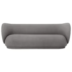 Ferm Living Rico Brushed 3-zits Bank Warm Grey