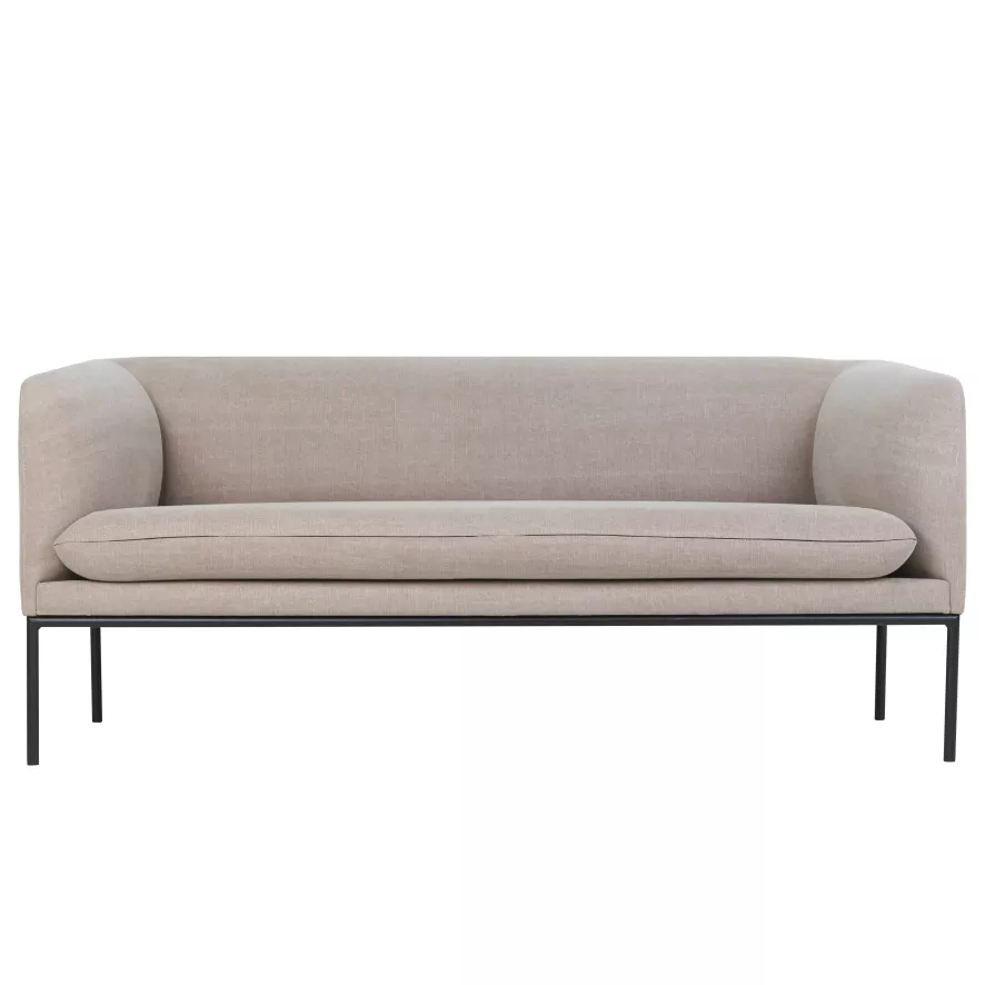 Ferm Living Turn Sofa Bank Linen 2-zits 3 Ferm Living Turn Sofa Bank Linen 2-zits