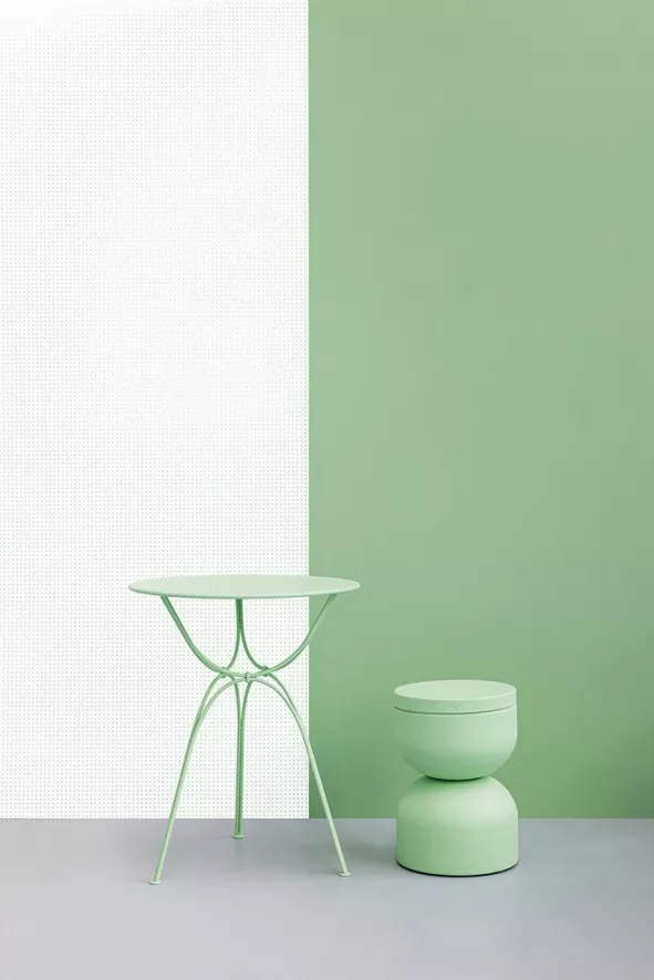 Fermob Airloop Tuintafel Ø 60cm Honey 6 Fermob Airloop Tuintafel Ø 60cm Honey - Afbeelding 4