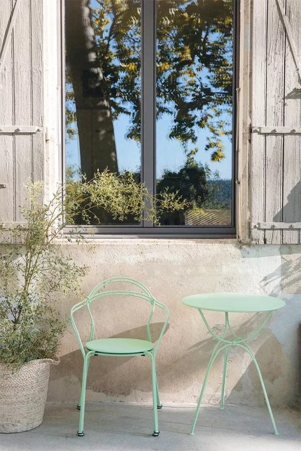 Fermob Airloop Tuintafel Ø 60cm Honey 8 Fermob Airloop Tuintafel Ø 60cm Honey - Afbeelding 6