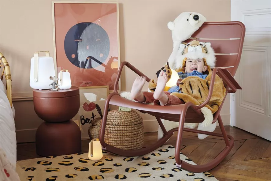 Fermob Luxembourg Schommelstoel Frosted Lemon 16 Fermob Luxembourg Schommelstoel Frosted Lemon - Afbeelding 14