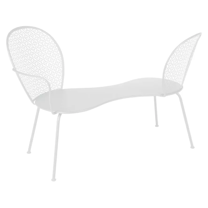 Fermob Lorette Conversation Bench Tuinbank Rosemary 4 Fermob Lorette Conversation Bench Tuinbank Rosemary - Afbeelding 2