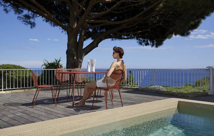 Fermob Lorette Tuinstoel Rosemary 15 Fermob Lorette Tuinstoel Rosemary - Afbeelding 13