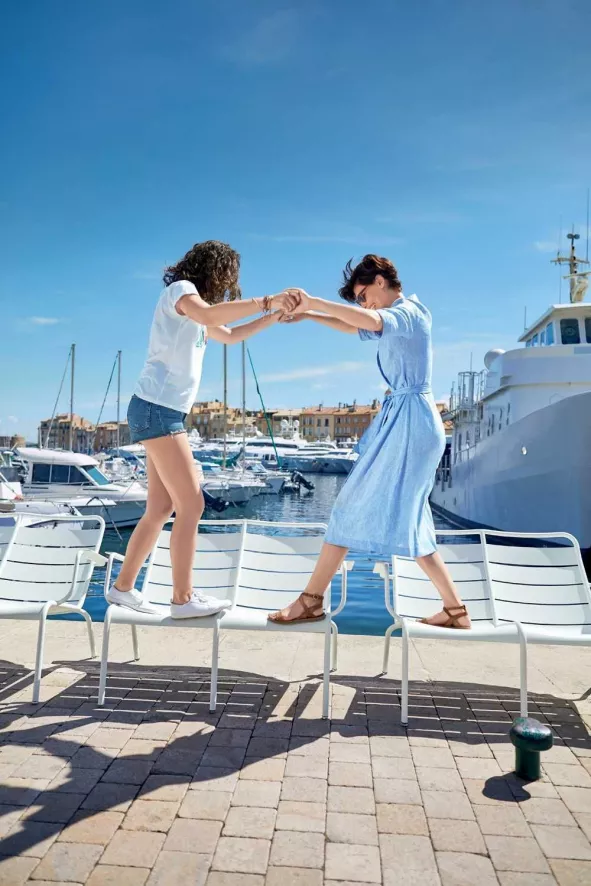 Fermob Luxembourg Fauteuil Duo Cotton White 7 Fermob Luxembourg Fauteuil Duo Cotton White - Afbeelding 5