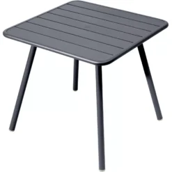 Fermob Luxembourg Tuintafel Vierpoot 80x80 Anthracite
