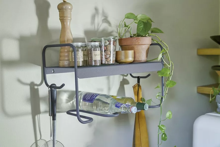 Fermob Picolino Wandplank Lapilli Grey 6 Fermob Picolino Wandplank Lapilli Grey - Afbeelding 4