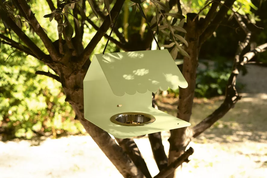 Fermob Picoti Vogelvoederhuisje Capucine 12 Fermob Picoti Vogelvoederhuisje Capucine - Afbeelding 10