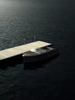 Flos Bellhop Sokkellamp LED Hoog Grijs