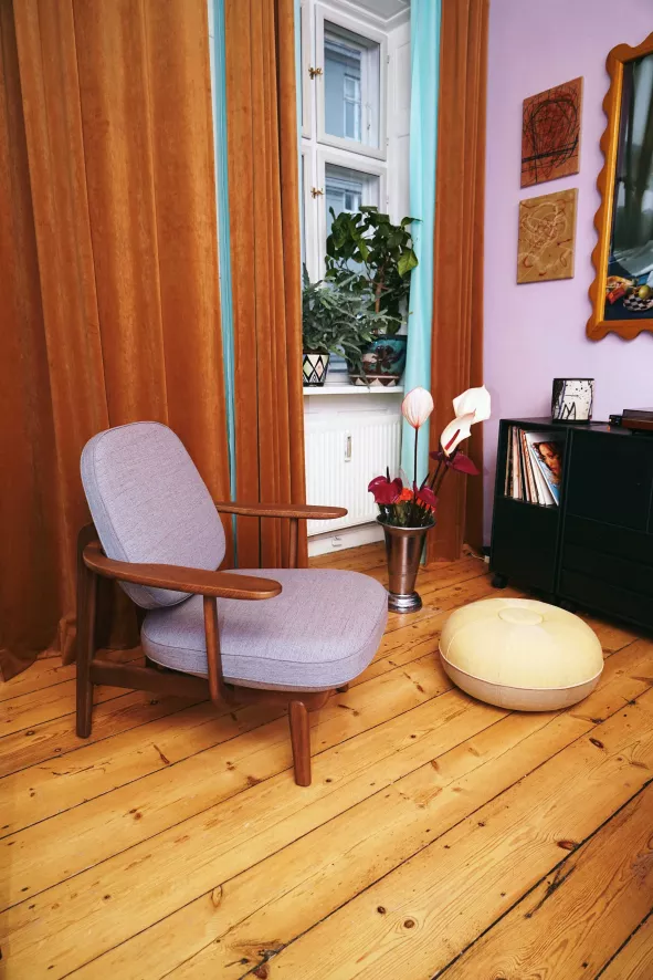 Fritz Hansen Fred JH97 Fauteuil Walnoten Onderstel Christianshavn 1172 6 Fritz Hansen Fred JH97 Fauteuil Walnoten Onderstel Christianshavn 1172 - Afbeelding 4