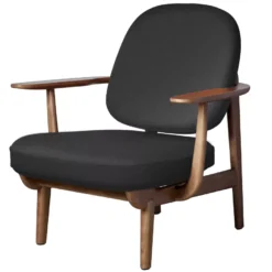 Fritz Hansen Fred JH97 Fauteuil Walnoten Onderstel Christianshavn 1172