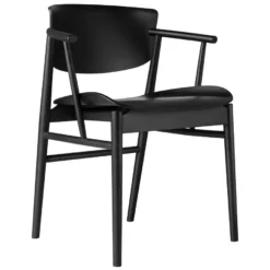Fritz Hansen N01 Stoel Zwart Eiken