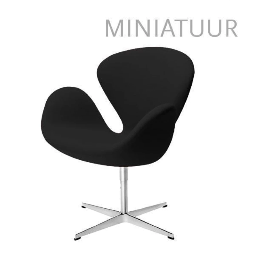 Fritz Hansen Swan Chair Miniatuur Rood 6 Fritz Hansen Swan Chair Miniatuur Rood - Afbeelding 4