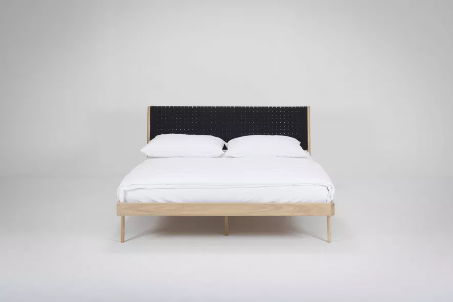 Gazzda Fawn Bed 160x200 Cotton Webbing Blue 6 Gazzda Fawn Bed 160x200 Cotton Webbing Blue - Afbeelding 4