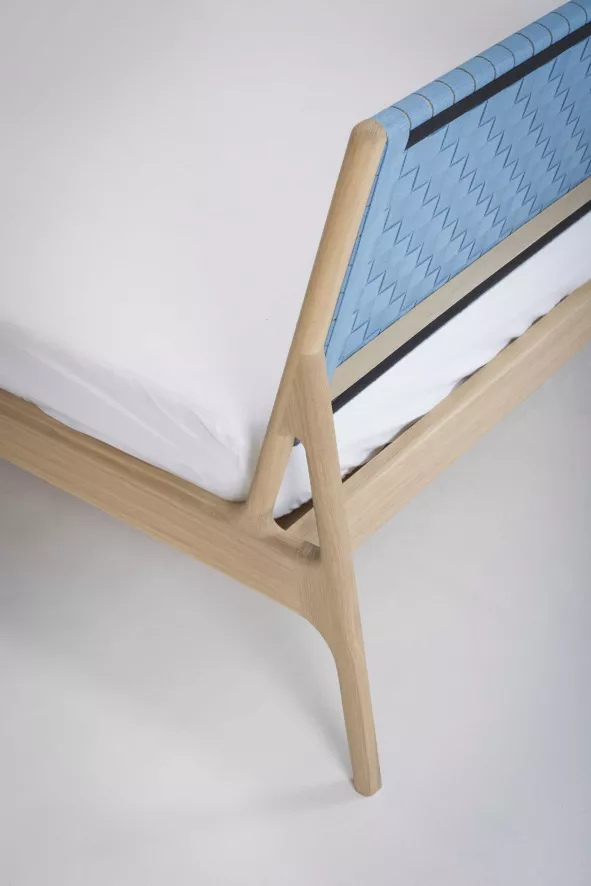 Gazzda Fawn Bed 160x200 Cotton Webbing Blue 9 Gazzda Fawn Bed 160x200 Cotton Webbing Blue - Afbeelding 7