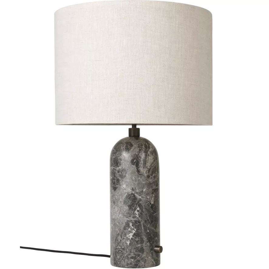 Gubi Gravity Tafellamp Large Wit Marmer/canvas 5 Gubi Gravity Tafellamp Large Wit Marmer/canvas - Afbeelding 3