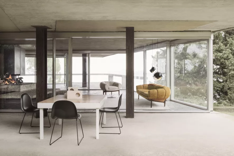 Gubi Multi-Lite Hanglamp Large Ø36 Messing/midnight Blue 9 Gubi Multi-Lite Hanglamp Large Ø36 Messing/midnight Blue - Afbeelding 7