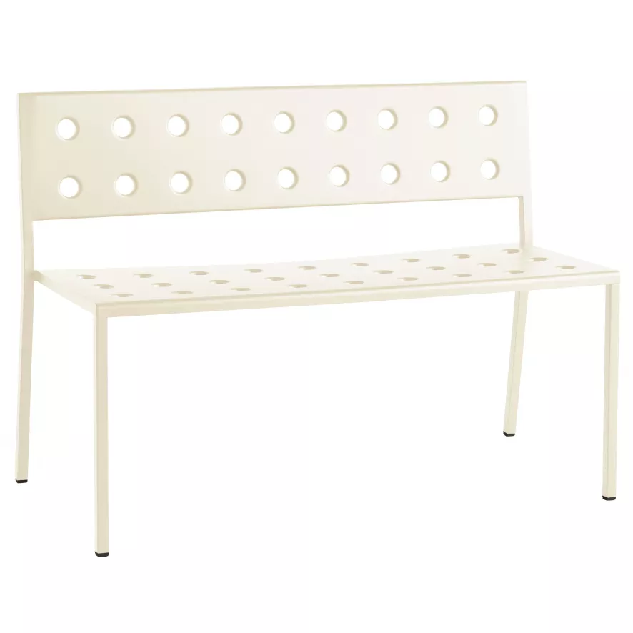 Hay Balcony Eetbank Met Rugleuning 114 Beige 2 Hay Balcony Eetbank Met Rugleuning 114 Beige