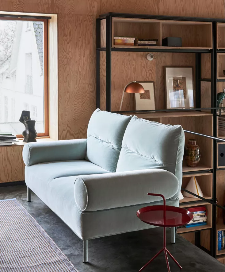 Hay Pandarine 2-zits Bank Olavi By Hay 01 Oiled Oak Base 5 Hay Pandarine 2-zits Bank Olavi By Hay 01 Oiled Oak Base - Afbeelding 3