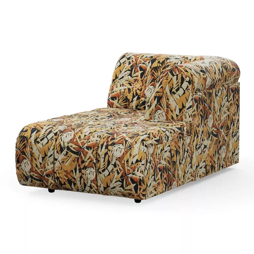 HKliving Wave Bank Element Left Divan Corduroy Rib Dusty Orange 10 HKliving Wave Bank Element Left Divan Corduroy Rib Dusty Orange - Afbeelding 8