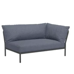 Houe Level2 Rechter Hoek 2-zits Loungebank Frame Donkergrijs Stof Sky