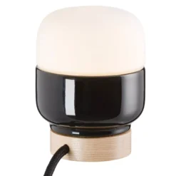 Ifö Electric Ohm 100/130 Tafellamp Ø10 Opaal Zwart