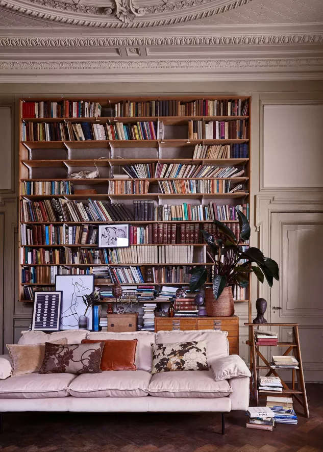 HKliving Retro Bank 3-zits Beige 7 HKliving Retro Bank 3-zits Beige - Afbeelding 5