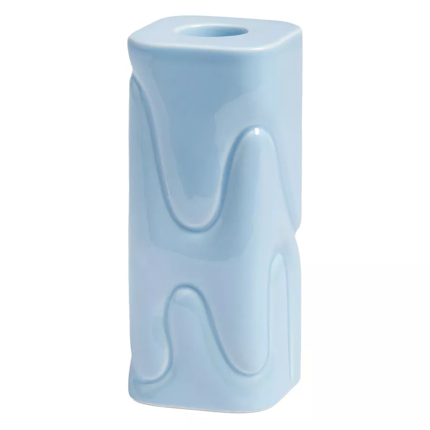 & Klevering &klevering Puffy Kandelaar Small Lichtblauw 5 & Klevering &klevering Puffy Kandelaar Small Lichtblauw - Afbeelding 3