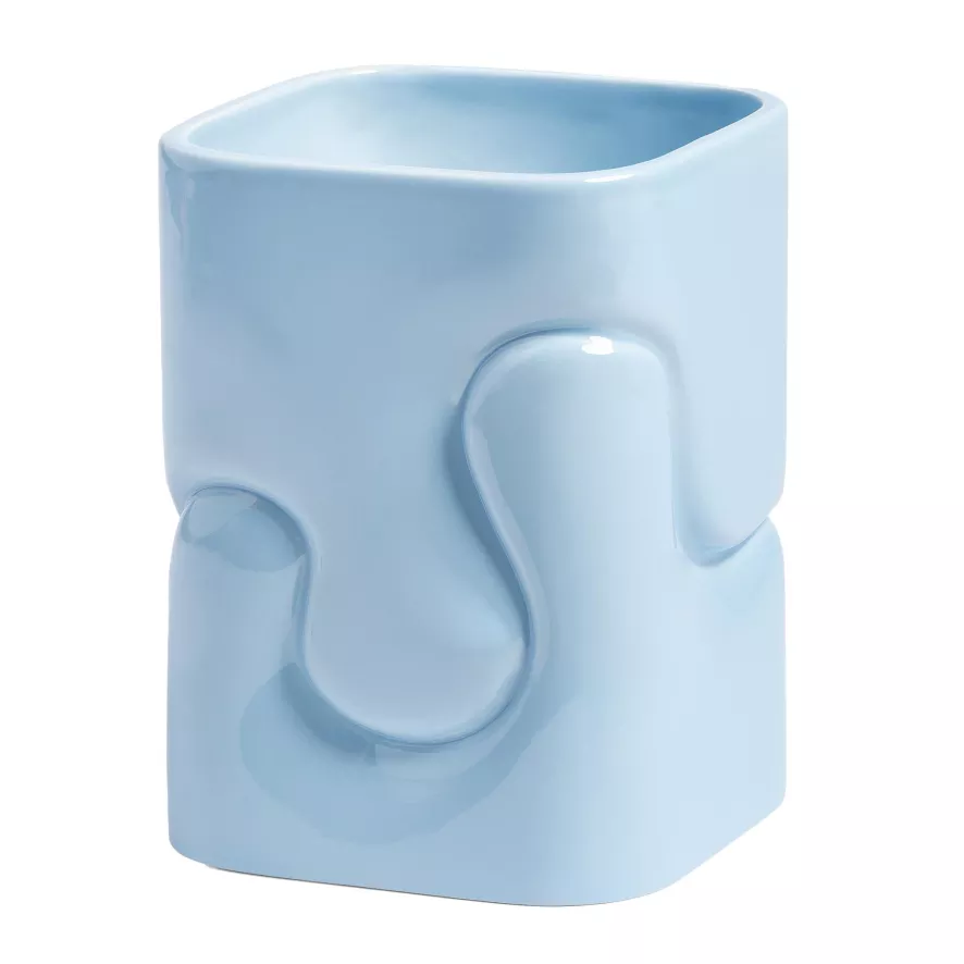 & Klevering &klevering Puffy Vaas Small Lichtblauw 4 & Klevering &klevering Puffy Vaas Small Lichtblauw - Afbeelding 2