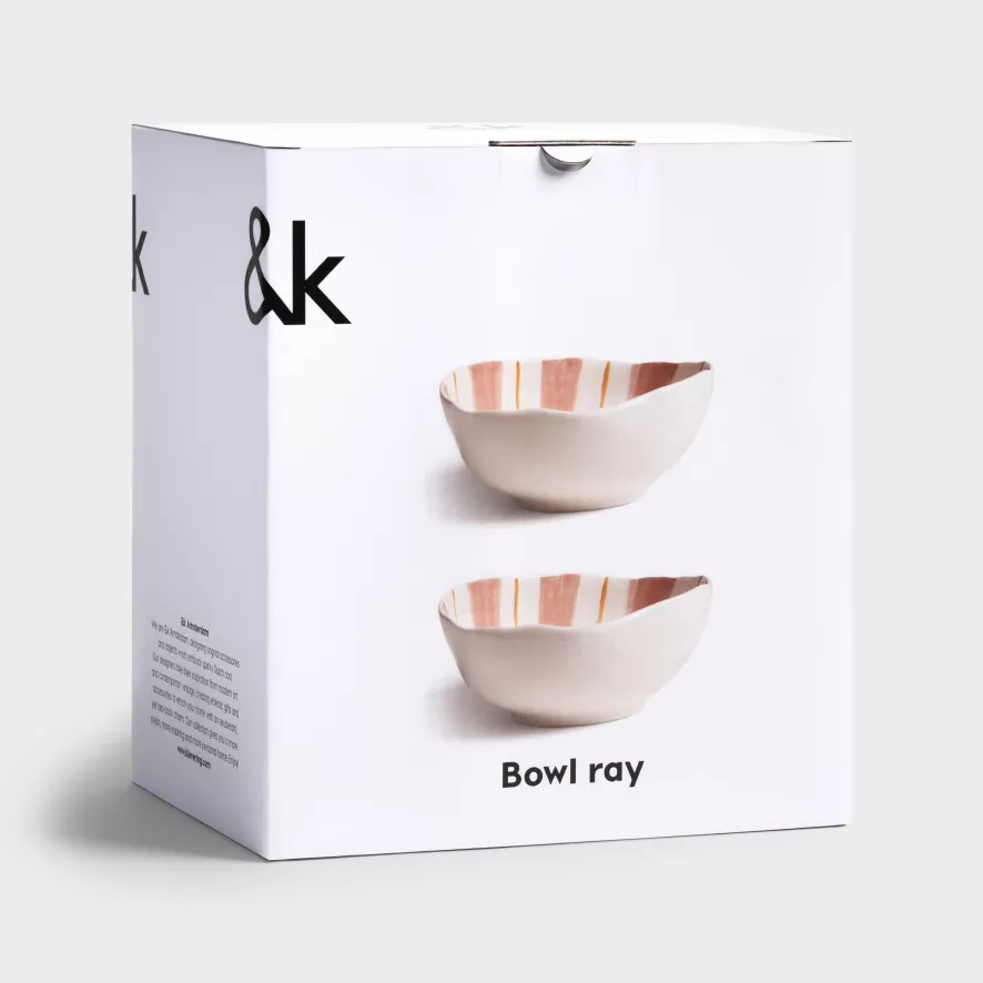 & Klevering &klevering Ray Kom 13x16,5 Set Van 2 Roze 14 & Klevering &klevering Ray Kom 13x16,5 Set Van 2 Roze - Afbeelding 12