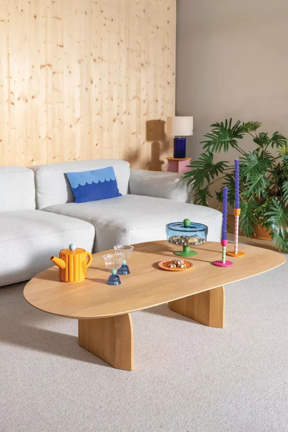 & Klevering &klevering Tulip Wijnglazen Set Van 2 Blauw 7 & Klevering &klevering Tulip Wijnglazen Set Van 2 Blauw - Afbeelding 5