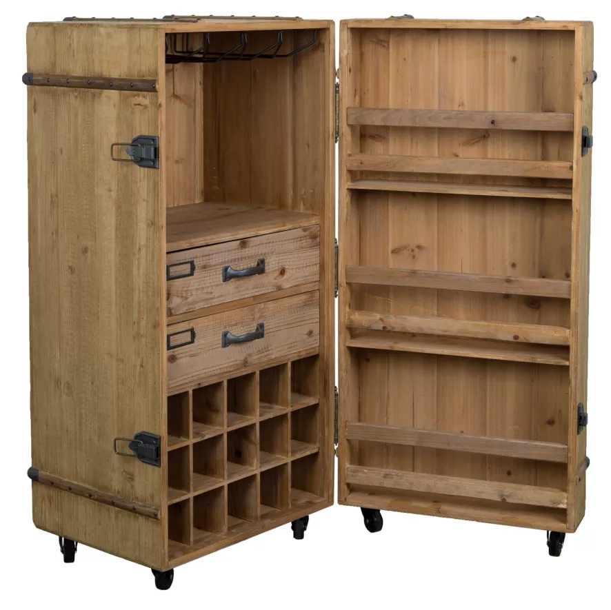 Dutchbone Lico Wijnkast 3 Dutchbone Lico Wijnkast