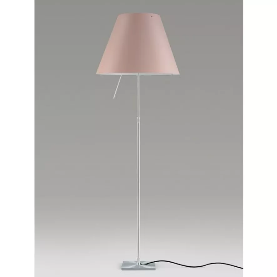 Luceplan Costanza Vloerlamp Telescopisch Met Schakelaar Aluminium/Mistic White 14 Luceplan Costanza Vloerlamp Telescopisch Met Schakelaar Aluminium/Mistic White - Afbeelding 12